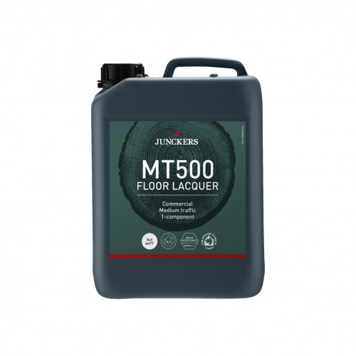 5ltr: Junckers - Strong - 1K Water Based PU Lacquer - SilkMatt Finish 50% Sheen