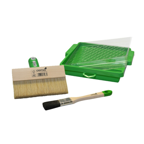 Osmo - Decking Brush Set - Contains: Decking Brush & Tray & Handheld Brush