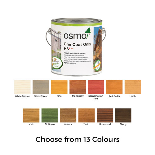 2.5ltr: Osmo - One Coat Only HS Plus - Ebony - (9271D)