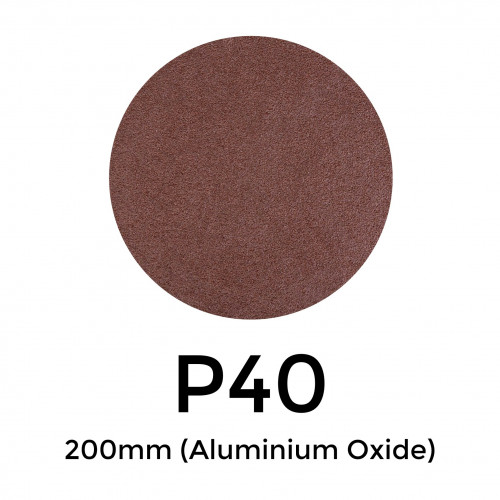 1 Box: P40 - Starcke - Aluminium Oxide - Hook & Loop Sanding Discs - 200mm - (50/Box) 