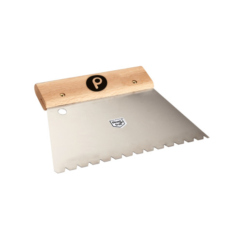 Pallmann - Adhesive Trowel - Wooden Handle - 180mm - B11 - 5mm Notch Depth & 6mm Notch Width