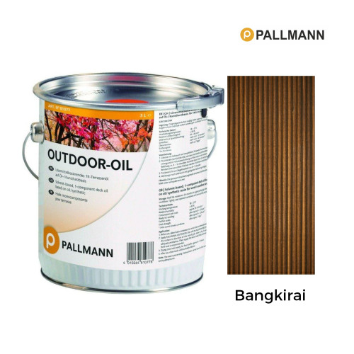3ltr: Pallmann - Outdoor Oil 1K - Bangkirai