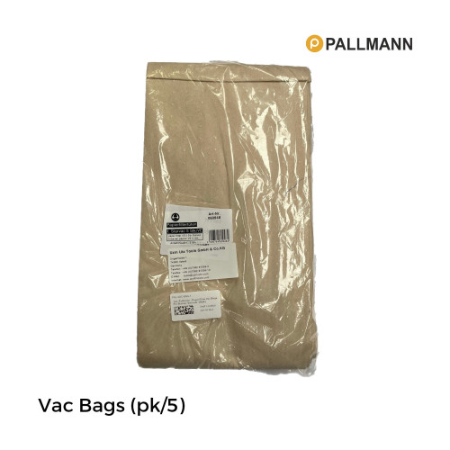 1pk: Pallmann - Paper Filter Vac Bags For Starvac Vacuum - (5/pk) 