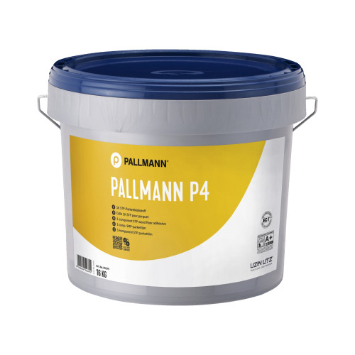 16kg Tub: Pallmann - P4 - Wood Flooring Adhesive - 1 Component - EC1 
