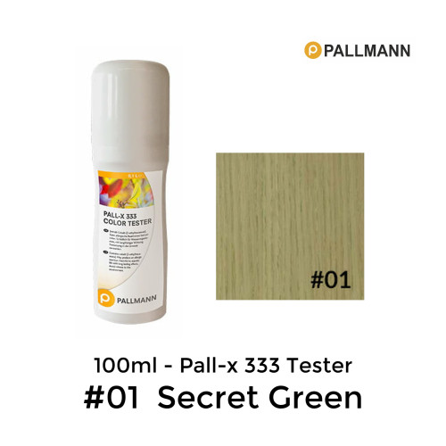 0.1ltr: Pallmann - Pall-x-333 - Colour Tester - Secret Green - No.1 