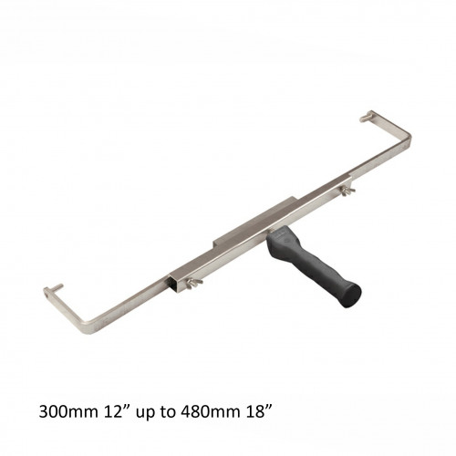 Premier - Push Fit Variable Lugged Roller Frame - (300mm - 480mm) - (12"-18") - Accepts 8mm End Cap Refills