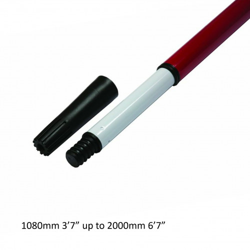 Premier - Applicator Pole - Contractor - Telescopic Twist & Lock - ScrewFit End with Push Fit Adaptor - 1-2m 