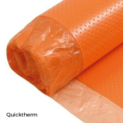 1 Roll: Quicktherm - 1.8mm Underlay - Red - Roll Size 1m x 10m x 1.8mm - (10m&Acirc;&sup2;/Roll) 