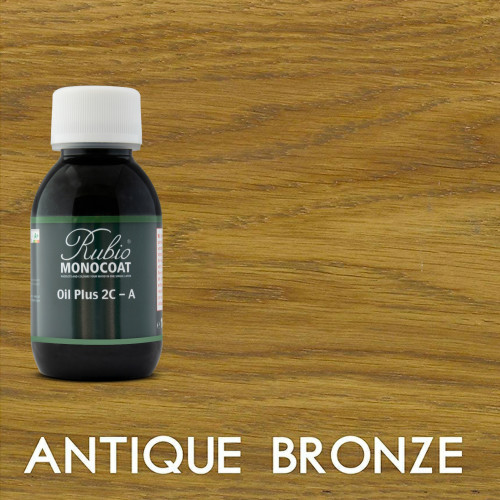 (01) 20ml: Rubio Monocoat - Oil Plus 2C A - Antique Bronze