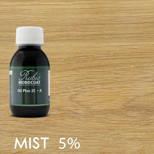 (19) 20ml: Rubio Monocoat - Oil Plus 2C A - Mist 5%