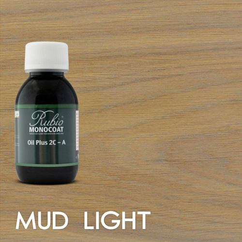 (20) 20ml: Rubio Monocoat - Oil Plus 2C A - Mud Light
