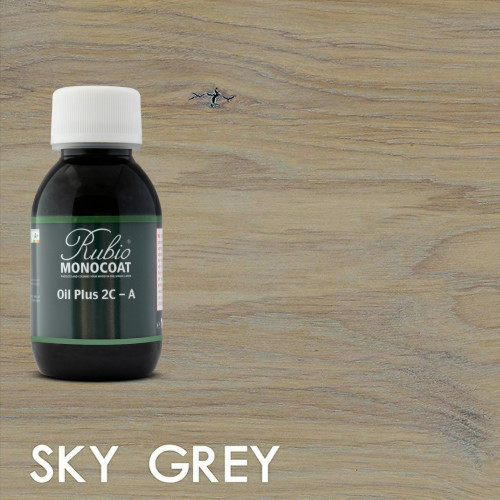 (29) 20ml: Rubio Monocoat - Oil Plus 2C A - Sky Grey