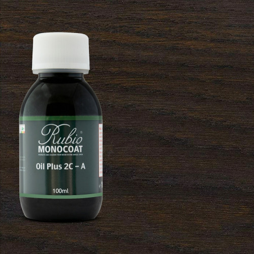 100ml: Rubio Monocoat - Oil Plus 2C A - Charcoal 