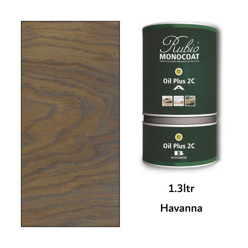 1.3ltr: Rubio Monocoat - Oil Plus 2C - (Part A and B) - Havanna