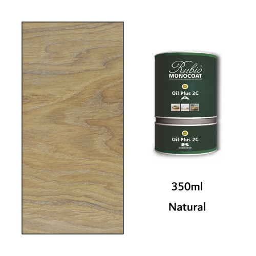 350ml: Rubio Monocoat - Oil Plus 2C - (Part A and B) - Natural 
