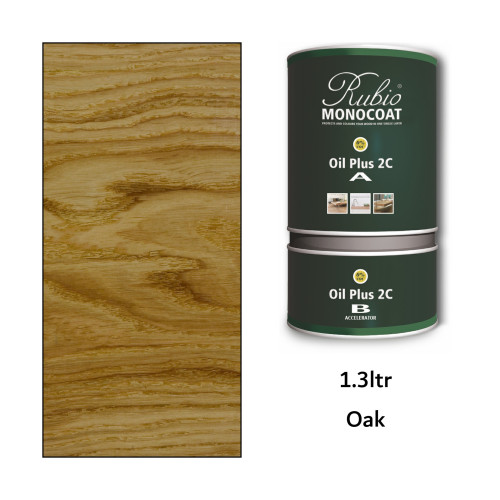 1.3ltr: Rubio Monocoat - Oil Plus 2C - (Part A and B) - Oak