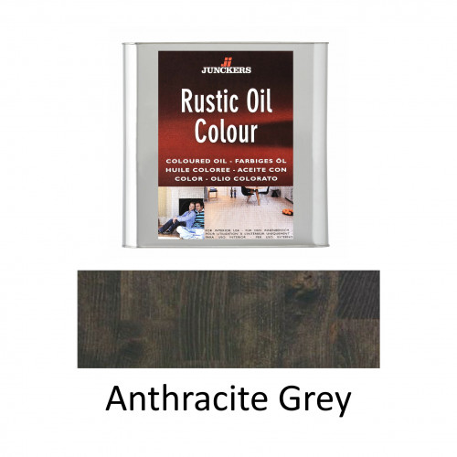 0.75ltr: Junckers - Rustic Oil - Anthracite Grey - Hardening Urethane Oil