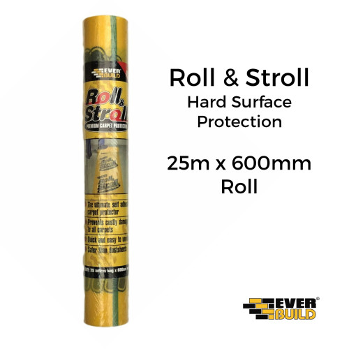 25m Roll: Everbuild - Roll & Stroll - Carpet Protector