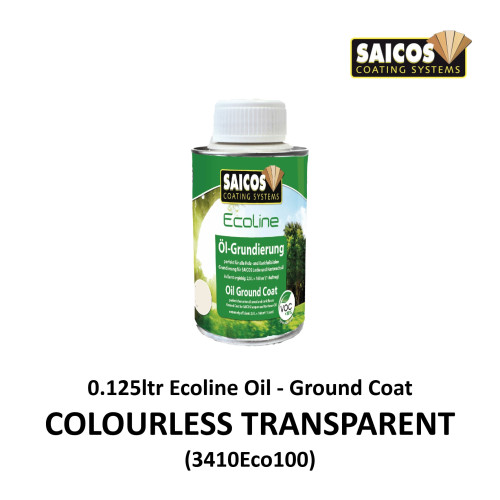 0.125ltr: Saicos - Ecoline Oil - Ground Coat - Colourless Transparent - (3410ECO100)
