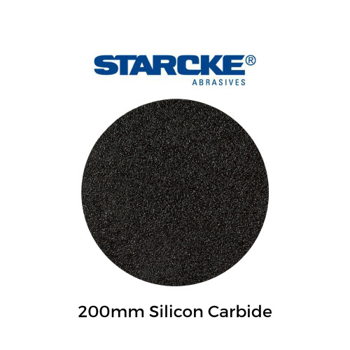 1 Box: P100 - Starcke - Silicon Carbide - Hook & Loop Sanding Discs - 200mm - (50/Box)