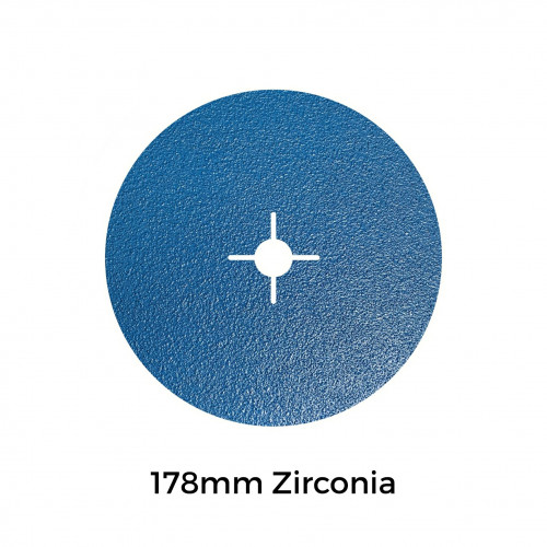 Starcke - 178mm Zirconia Hook & Loop Sanding Discs