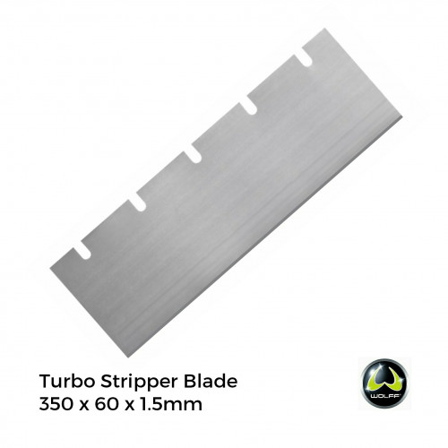 1pk: Wolff - Turbo Stripper - Spare Blades - 350x60x1.5mm - (10/pk)