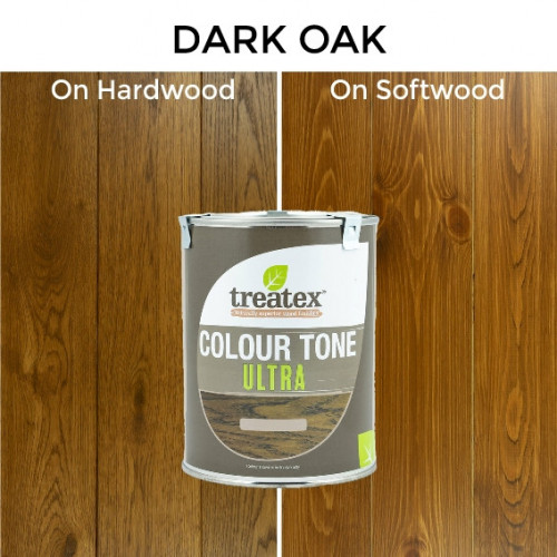 1ltr: Treatex - Colour Tone Ultra - Dark Oak - (183e)
