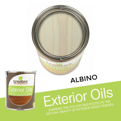 1ltr: Treatex - Exterior Oil - Albino - (3161e)