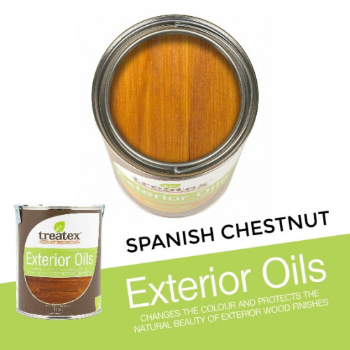 1ltr: Treatex - Exterior Oil - Spanish Chestnut - (31619e)
