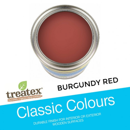 1ltr: Treatex - Classic Colour Collection - Burgundy Red - (506e)