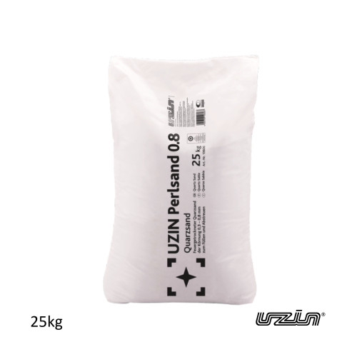 25kg Bag: Uzin - Fine Quartz Sand - 0.3-0.8mm