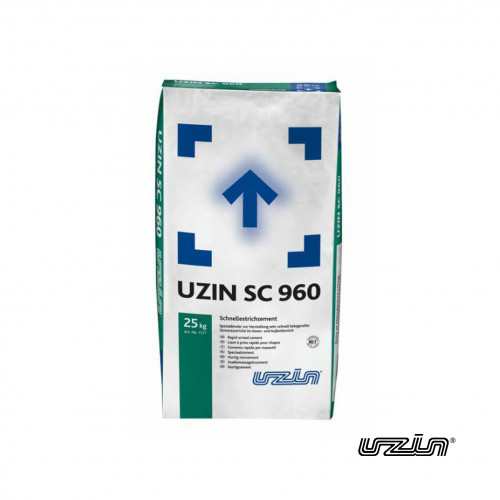 25kg Bag: Uzin - SC960 - Rapid Screed Cement