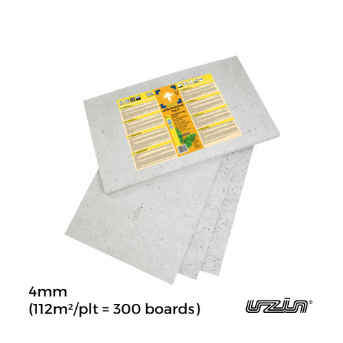 1plt: Uzin - Multimoll SoftSonic EC1 - 4mm Underlay - 75 x 50cm - (112m&Acirc;&sup2;/plt = 300 boards/pallet not boxed)