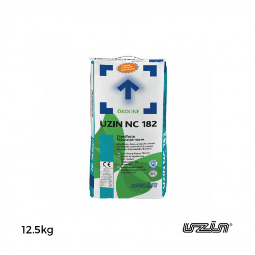 12.5kg Bag: Uzin - NC182 - Rapid Repair Mortar - Low Slump Smoothing Compound