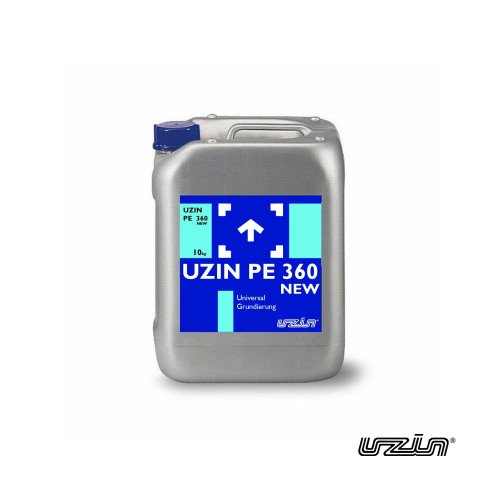 10kg Tub: Uzin - PE360 Plus - Fast Drying Ready Mixed Multi Purpose Dispersion Primer for absorbent surfaces