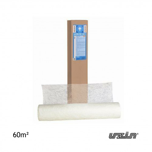 1 Roll: Uzin - RR201 NEW - Renovation Fleece - for concrete hairline crack repair - 60 x 1m