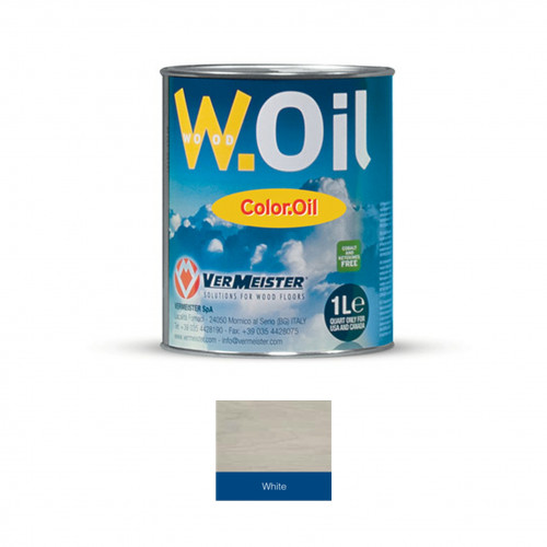 1ltr: VerMeister - W.Oil - Colour Oil - White