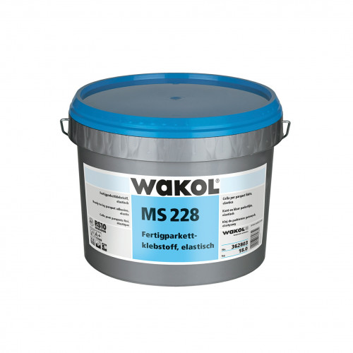 18kg Tub: Wakol MS228 - Wood Flooring Adhesive - 1 Component - Elastic