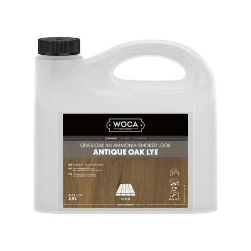 2.5ltr: WOCA - Antique Oak Lye - Brown 