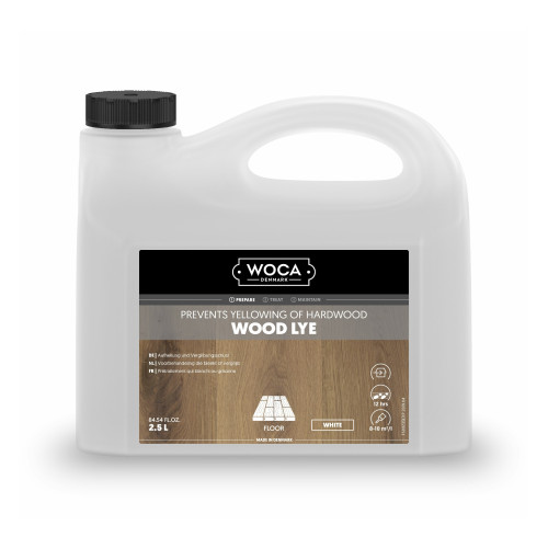 2.5ltr: WOCA - Wood Lye - White 