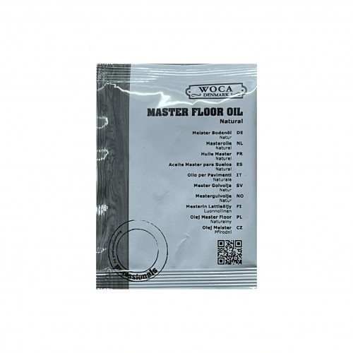 25ml: WOCA - Master Oil - Natural - Quick Hardening Oil - For Manual or Machine Application 