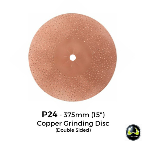 P24 - Wolff Tools - HM Double Sided Copper Grinding Disc - for removal of paint and floor residues - 375mm - 15"