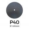 P40 - Starcke - Silicon Carbide - Double Sided Sanding Discs - 400mm - 16" 