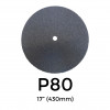 P80 - Starcke - Silicon Carbide - Double Sided Sanding Discs - 430mm - 17" 