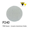 1 Box: P240 - Sia - 7500 Sianet - Knitted Fabric Disc - Ceramic Aluminium Oxide - 150mm - 6" - (50/box)
