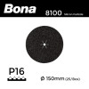 1 Box: P16 - Bona - Silicon Carbide - Hook & Loop Sanding Discs - 150mm - 6" - (25/Box)