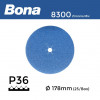 1 Box: P36 - Bona - Zirconia Mix - Anti Static Hook & Loop Sanding Discs - 178mm - 7" - (25/Box)