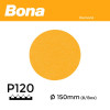 1 Box: P120 - Bona - Diamond Discs - 150mm - 6" - (8/Box)