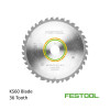 Festool - Saw Blade - 36 Tooth - For KS60 Kapex Saw - 216mm diameter (500124)