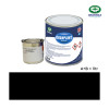 1ltr: Granwax - Granpaint - Black - 2K Polyurethane - Indoor Court Line Marking Paint - 1ltr including hardener